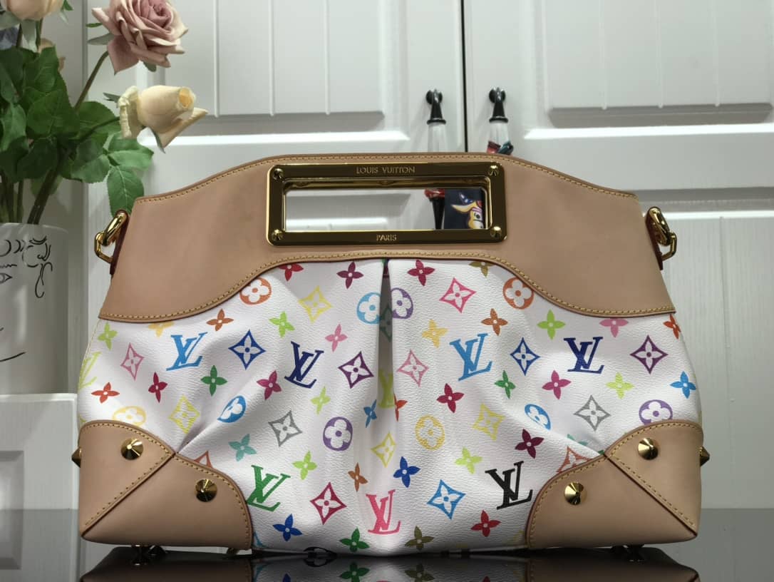 L0vis Vvtt0n Judy MM 2way Monogram Multi-Color Bag Replica White M40255