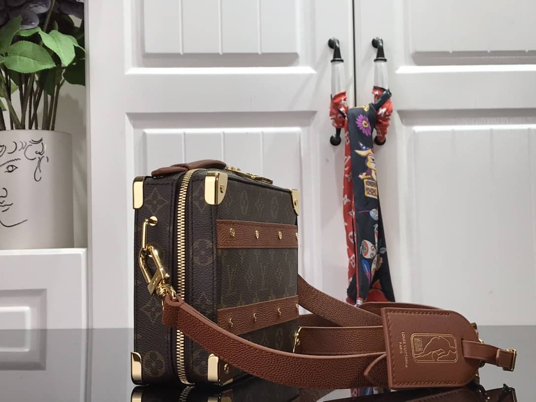 L0vis Vvtt0n x NBA Legacy Handle Trunk Monogram Replica Bag M45785