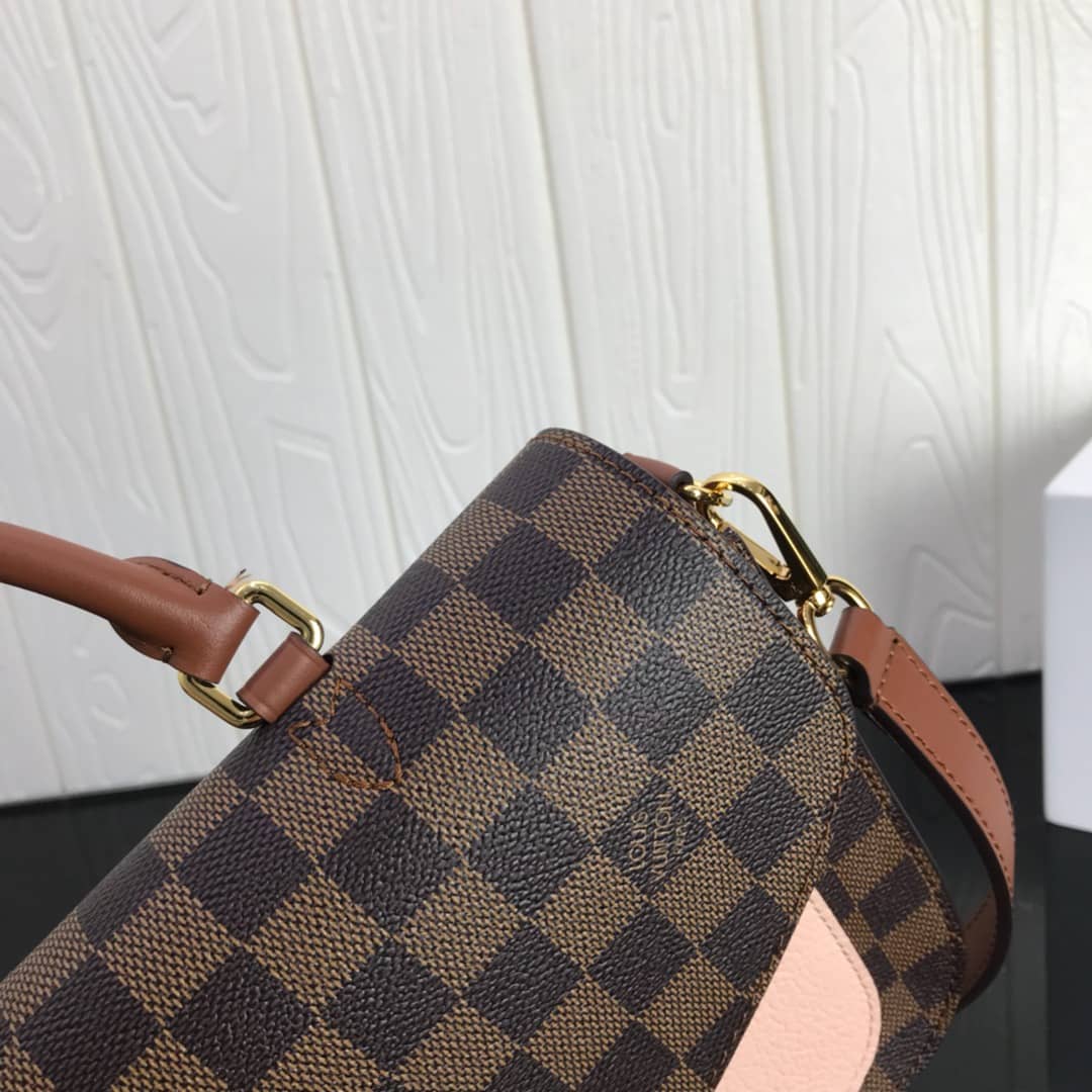 L0vis Vvtt0n Damier Canvas Trendy Replica Crossbody Bag Pink N40146