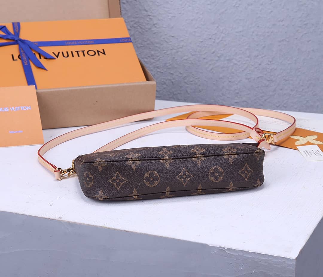 L0vis Vvtt0n Replica Pochette Accessoires Canvas Brown M40712
