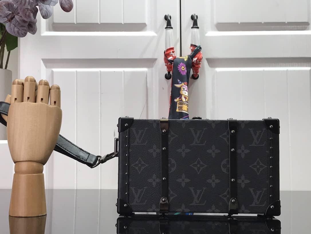 L0vis Vvtt0n Trunk Monogram Eclipse Replica Bag Black M20249