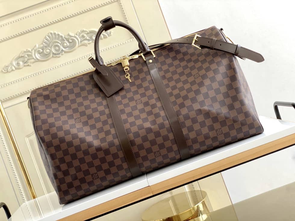 LV Duffle Bag Replica Keepall Bandouliere 55 Monogram M41414