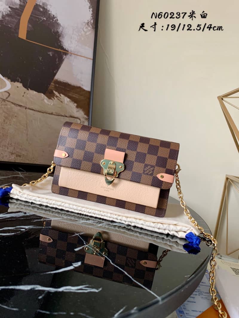 Best Replica L0vis Vvtt0n Vavin Chain Wallet Damier Ebene Replica Bag N60237(ColaReps)