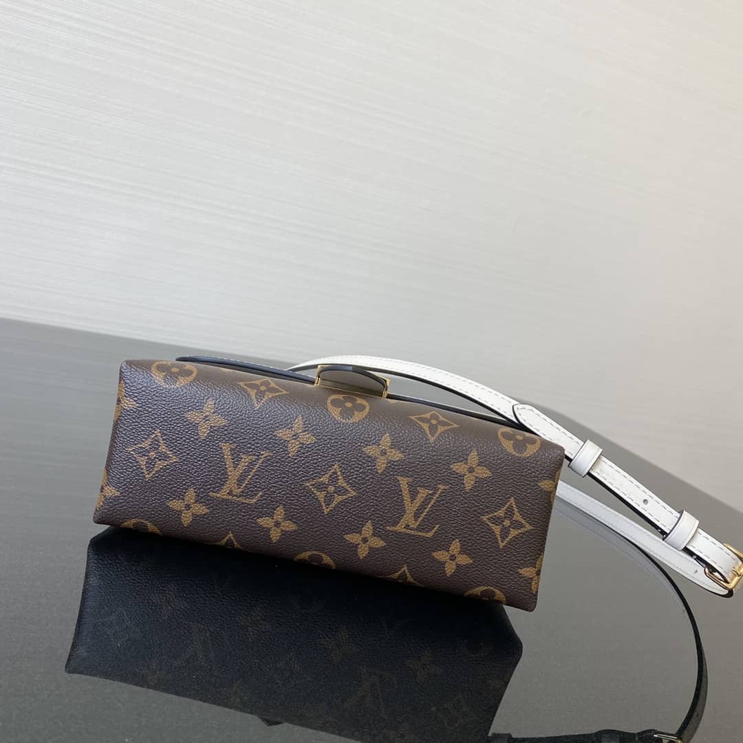 L0vis Vvtt0n Monogram Canvas Locky BB Bag Replica White M44321