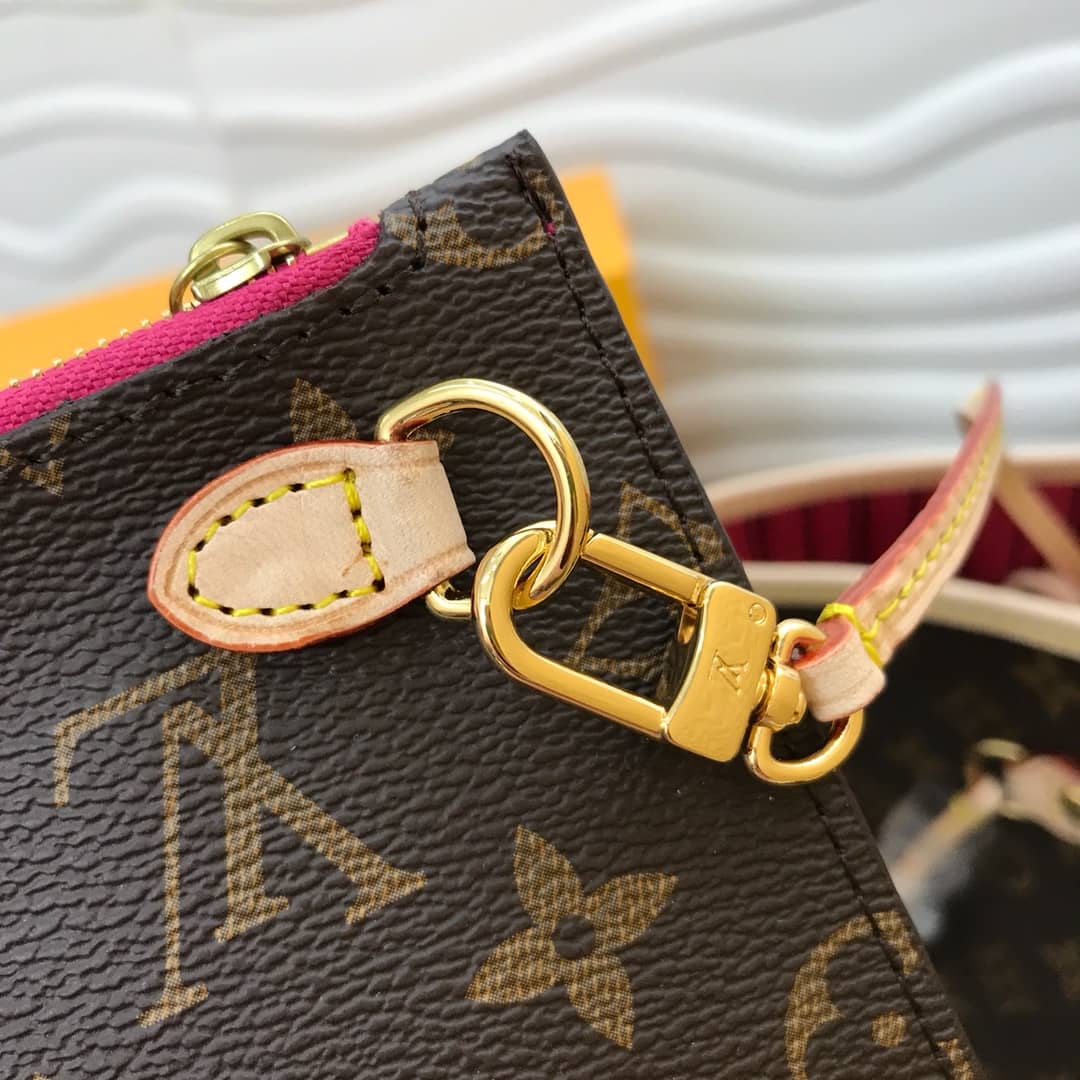 L0vis Vvtt0n Neverfull Dupe Monogram GM Shoulder Bag Replica Pink M40990