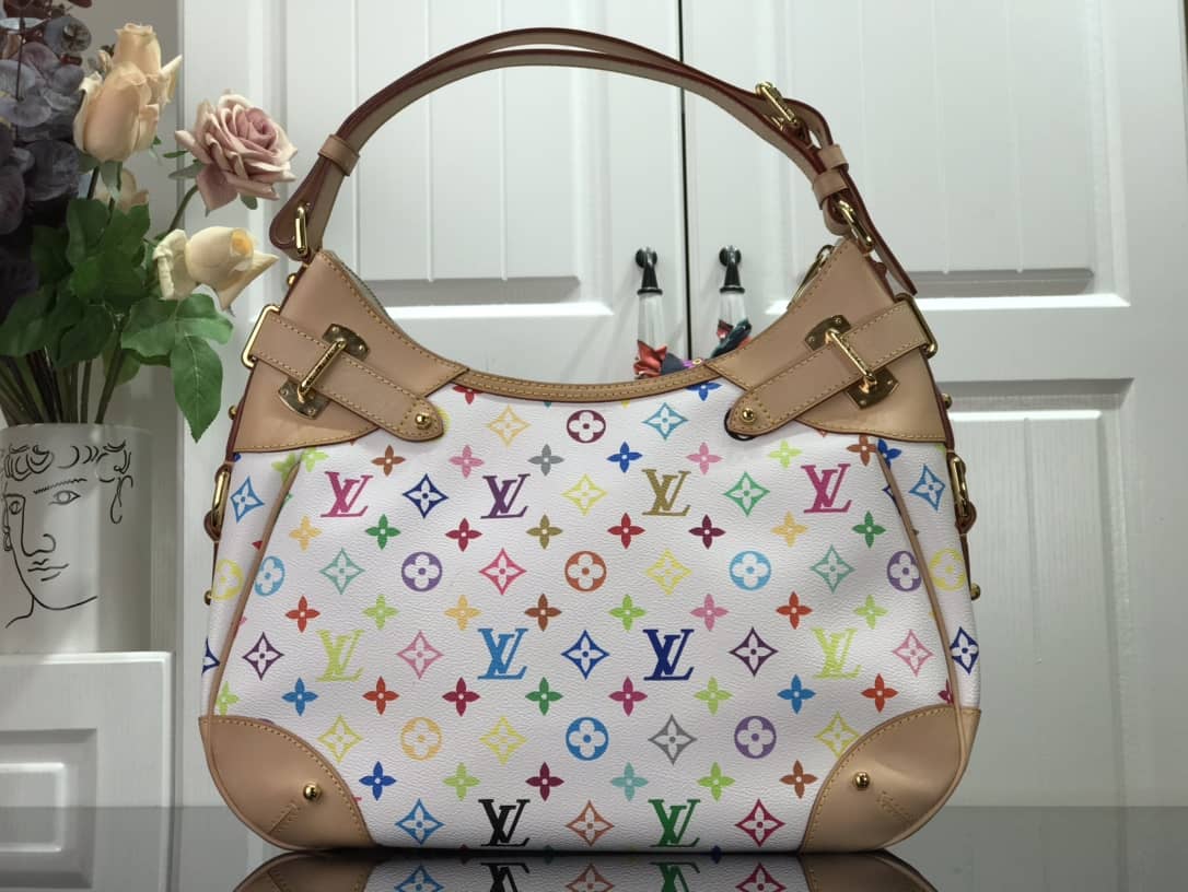 L0vis Vvtt0n Monogram Multi Color Greta Shoulder Bag Replica White M40196