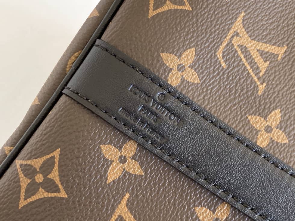 LV Duffle Bag Replica Monogram Keepall Bandouliere 45 Boston Bag Brown M41418