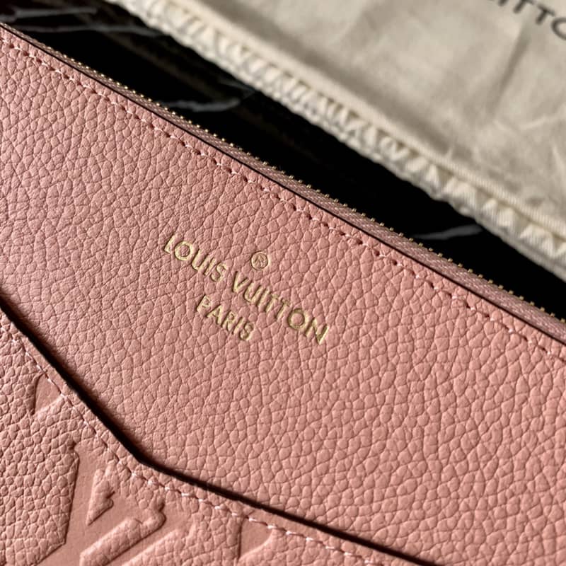 L0vis Vvtt0n Pochette Melanie MM Monogram Empreinte Replica Clutch Pink M68705