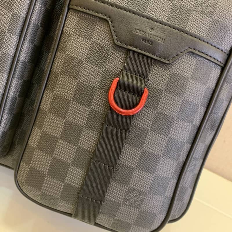 L0vis Vvtt0n Damier Graphite Coated Canvas Utility Business Bag Replica N40278