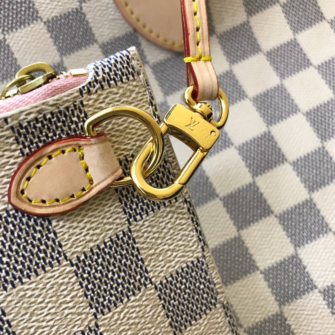 L0vis Vvtt0n Neverfull GM Damier Azur Tote Replica Beige N40990
