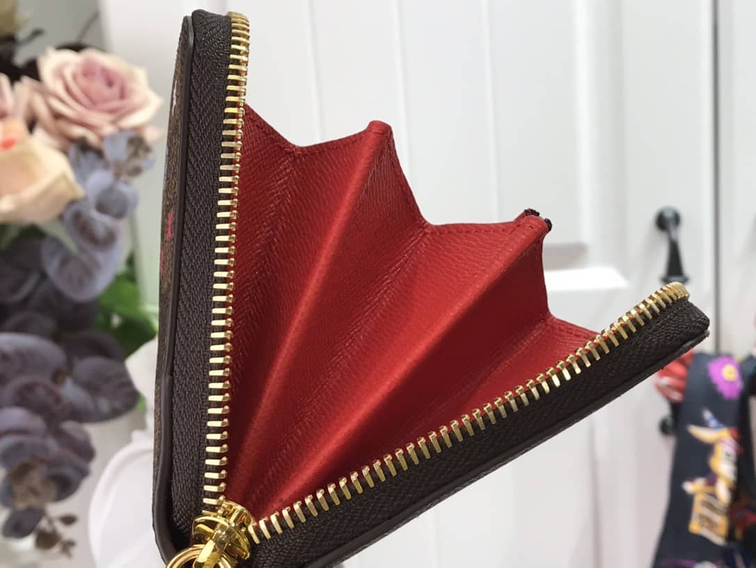 L0vis Vvtt0n Christmas Damier Ebene Canvas Zippy Wallet Replica N60403