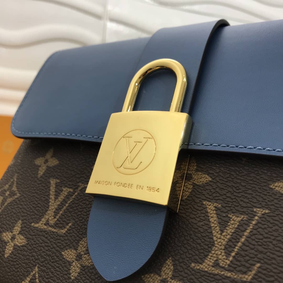 L0vis Vvtt0n Locky BB Replica Crossbody Handbag Blue M44321