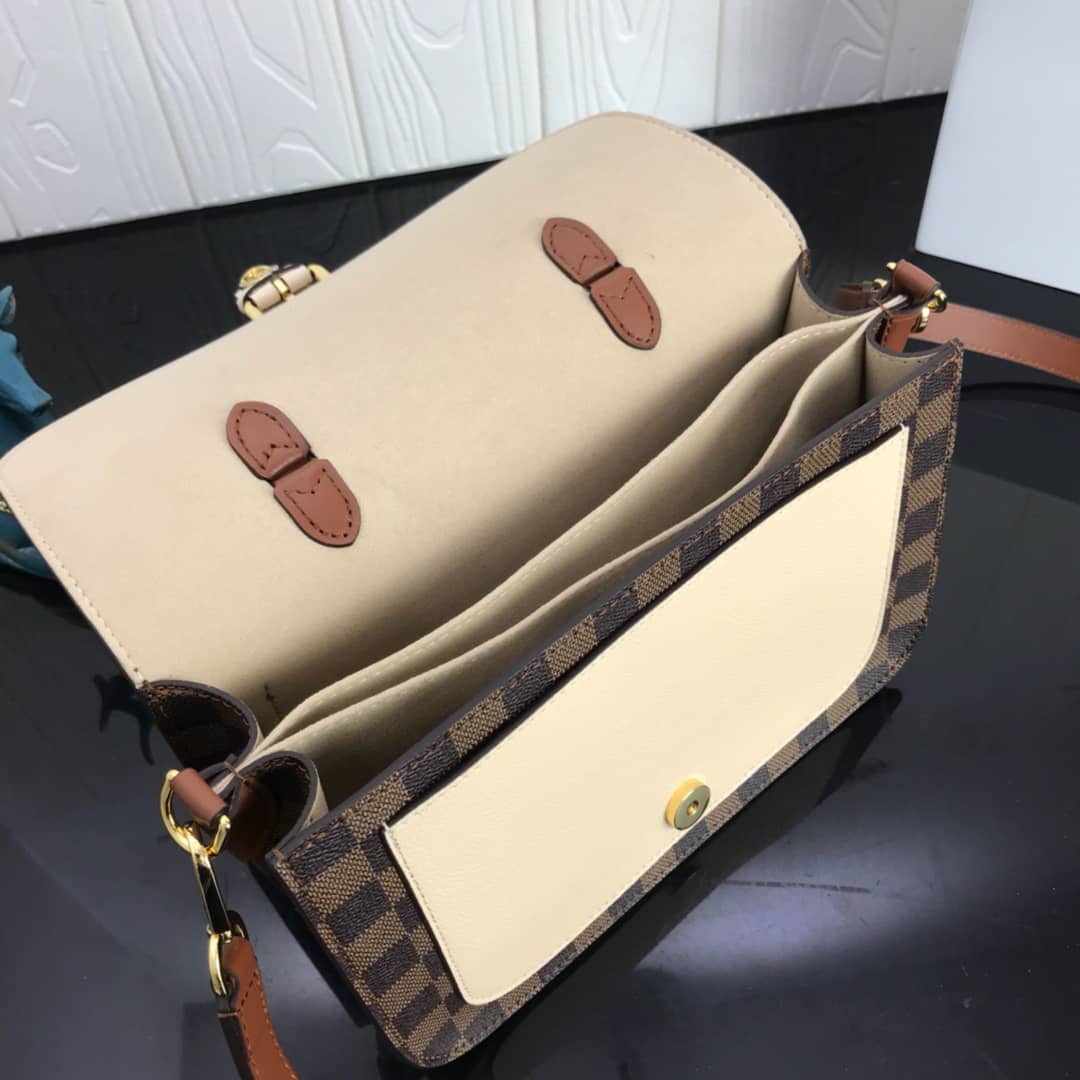 L0vis Vvtt0n Damier Canvas Trendy Replica Crossbody Bag White N40146