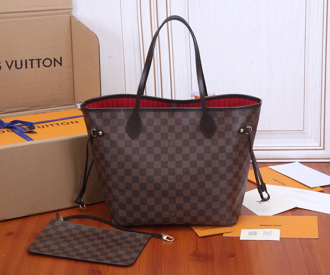 L0vis Vvtt0n Neverfull Dupe MM Damier Ebene Tote N41358