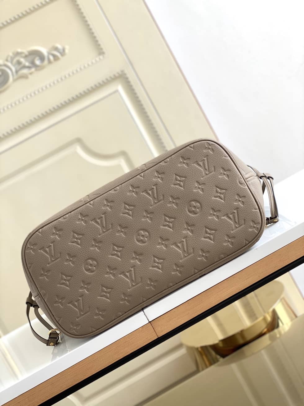 L0vis Vvtt0n Monogram Empreinte Neverfull MM Brown M45685 Replica Tote