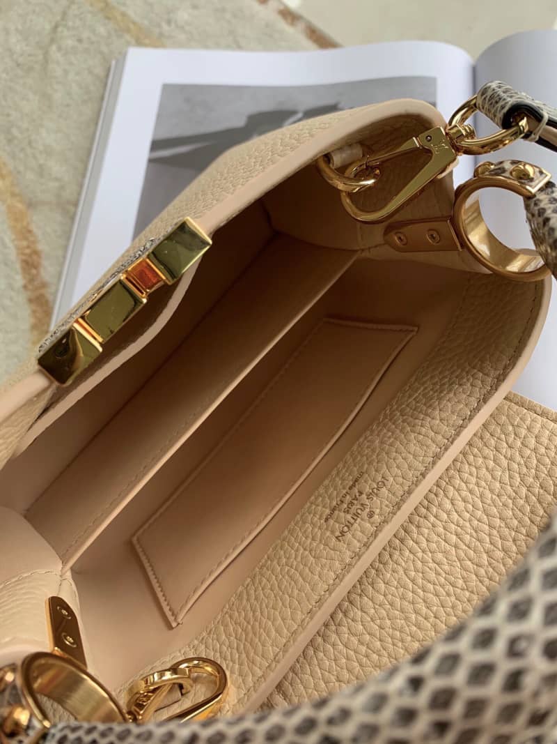 L0vis Vvtt0n Capucines Mini Replica Bag Apricot M55921