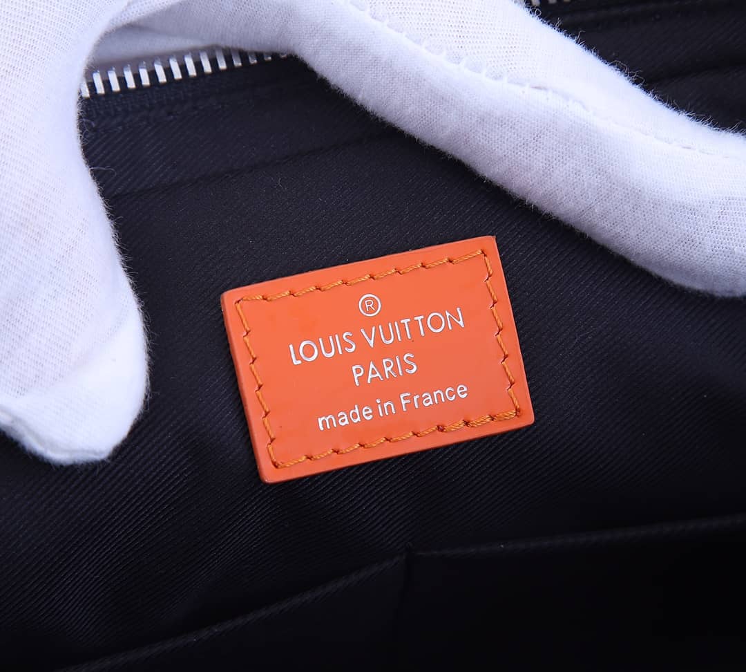 L0vis Vvtt0n Alpha Damier Graphite Giant Messenger Bag Replica Orange N40408