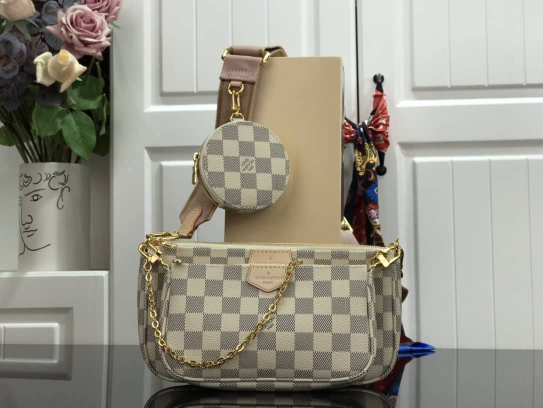 L0vis Vvtt0n Multi Damier Azur Replica Pochette M44813