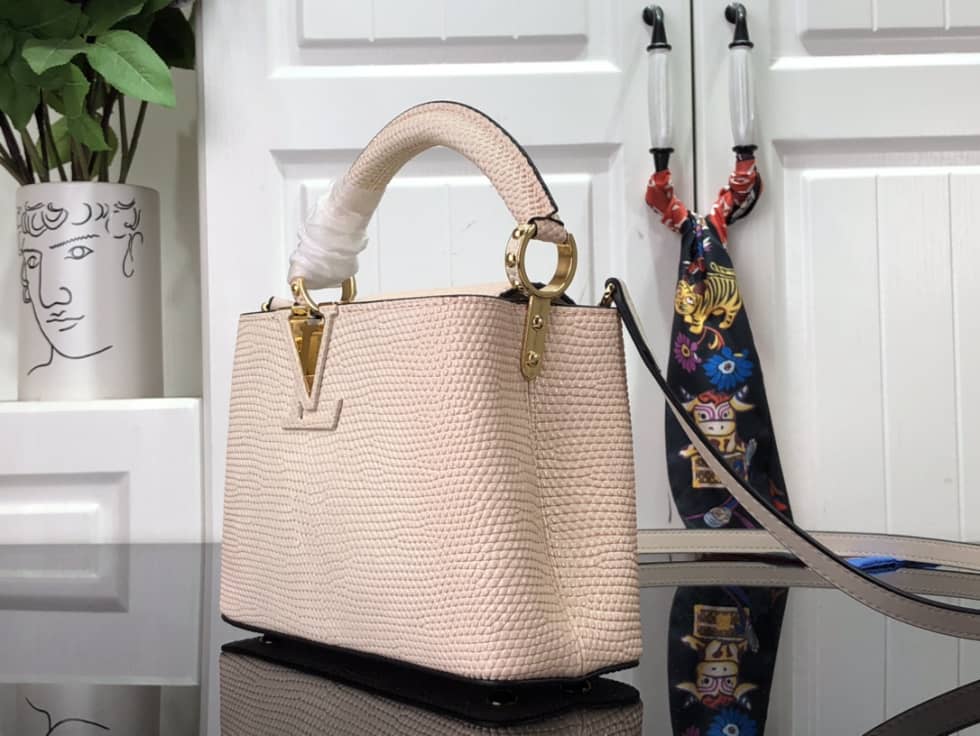 L0vis Vvtt0n Capucines Mini Collection Pink N98093 Replica Shoulder Bag