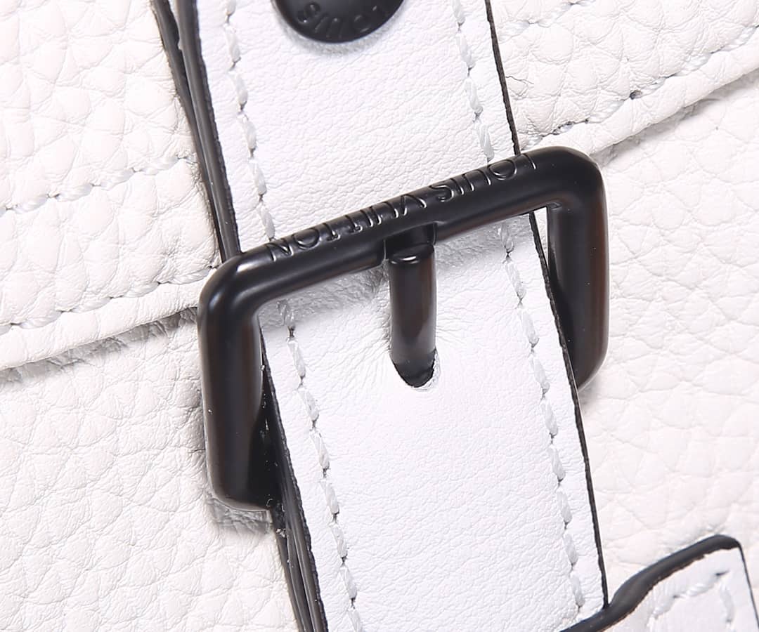 LV Backpack Replica Taurillon Leather Christopher XS White M58493