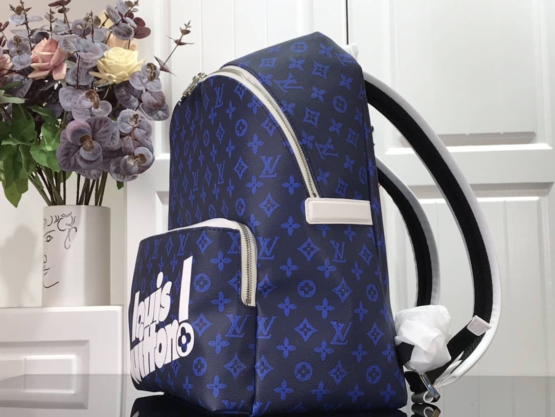 L0vis Vvtt0n Monogram Reverse Canvas Carry It Replica Backpack Blue M46118