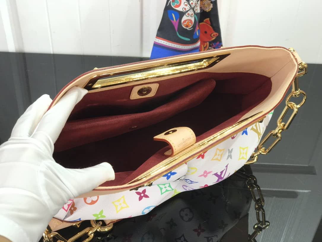 L0vis Vvtt0n Judy MM 2way Monogram Multi-Color Bag Replica White M40255