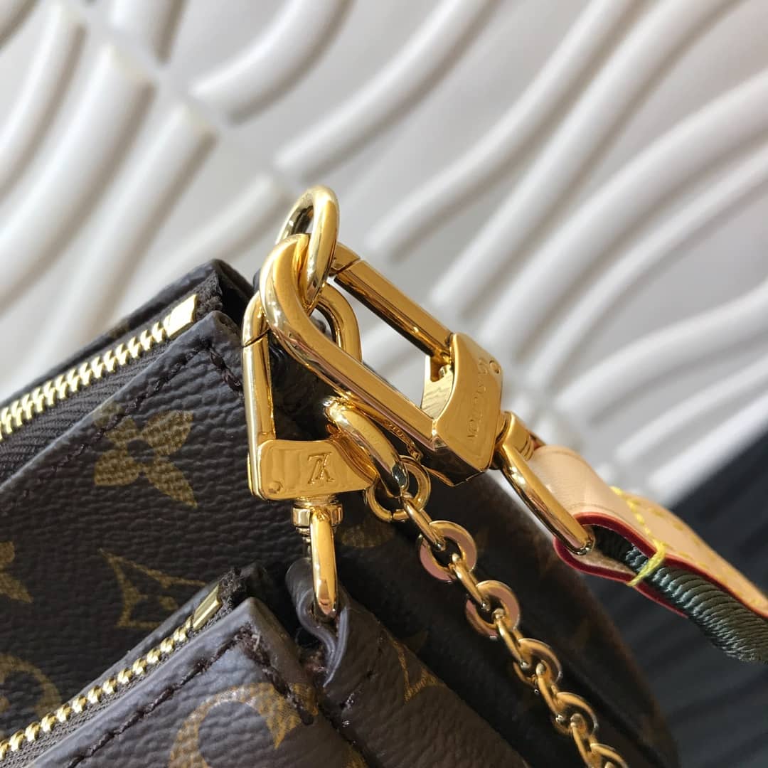 L0vis Vvtt0n Monogram Canvas Multi Pochette Replica Green M44823