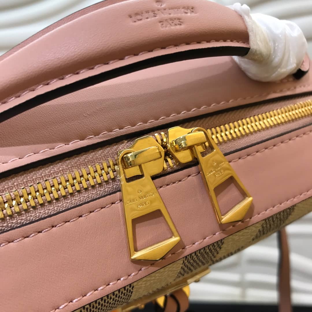 L0vis Vvtt0n Damier Saintonge Replica Camera Bag Pink N40154