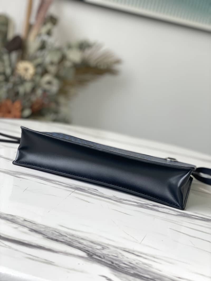 L0vis Vvtt0n Damier 3D Cowhide Leather Standing Replica Pouch N60448