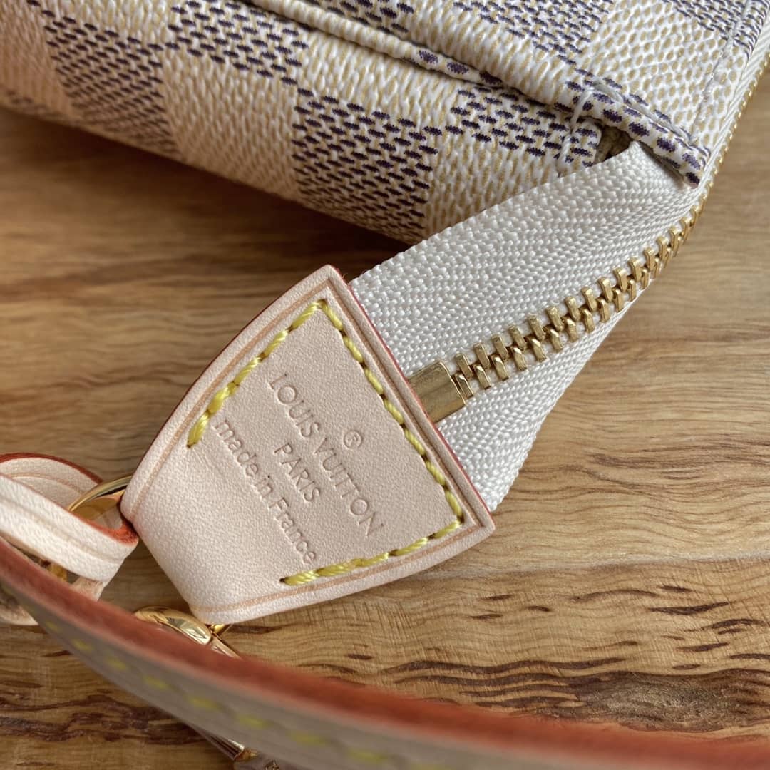 L0vis Vvtt0n Pochette Dupe Damier Azur  Accessories M51980 Gray