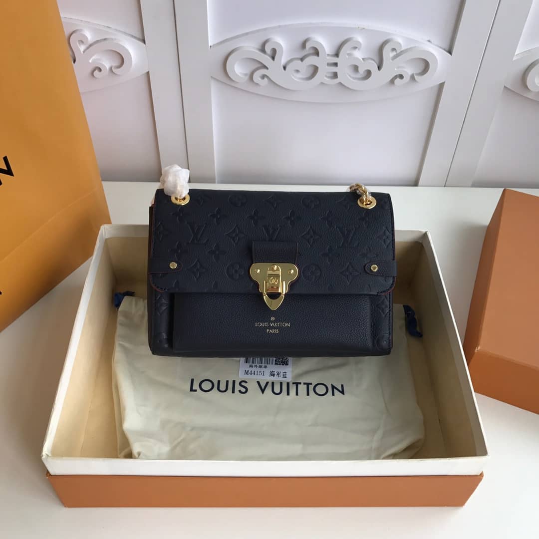 L0vis Vvtt0n Monogram Empreinte Vavin PM Chain Replica Shoulder Bag Black M44151