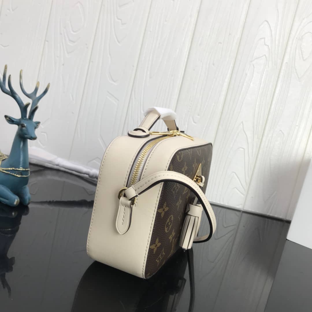 L0vis Vvtt0n Canvas Saintonge Replica Camera Bag White M43555