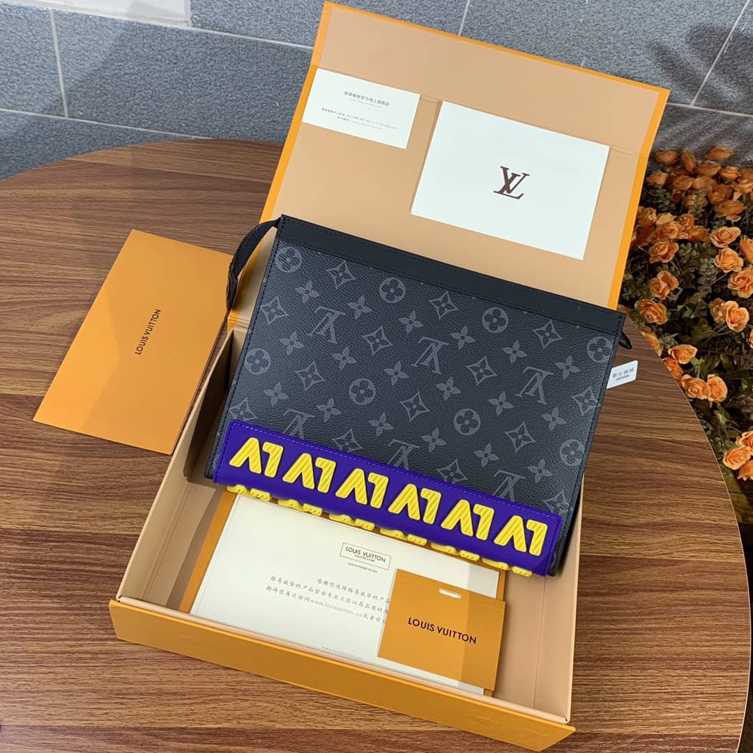 L0vis Vvtt0n Monogram Canvas Replica Pochette Voyage Blue M80792