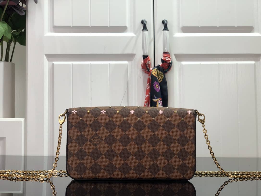L0vis Vvtt0n Damier Canvas Flicie Replica Pochette N60474