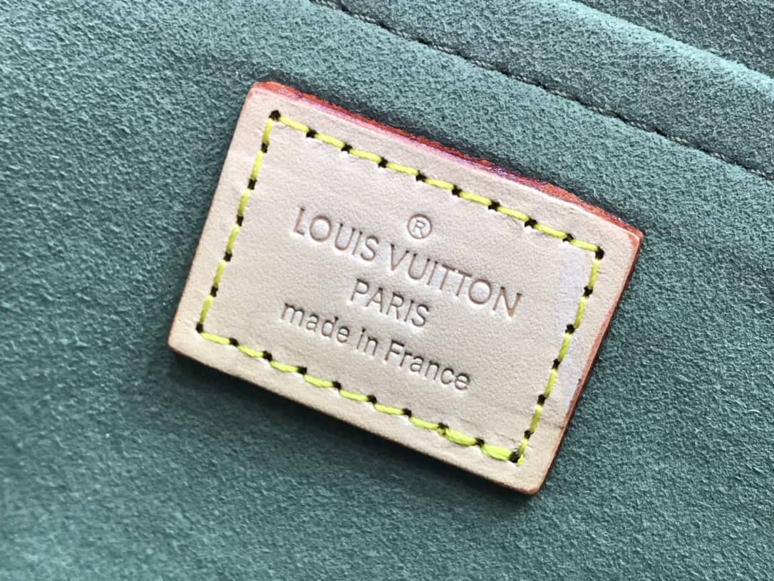 L0vis Vvtt0n Monogram Denim Mini Pleaty Replica Shoulder Bag Green M95050