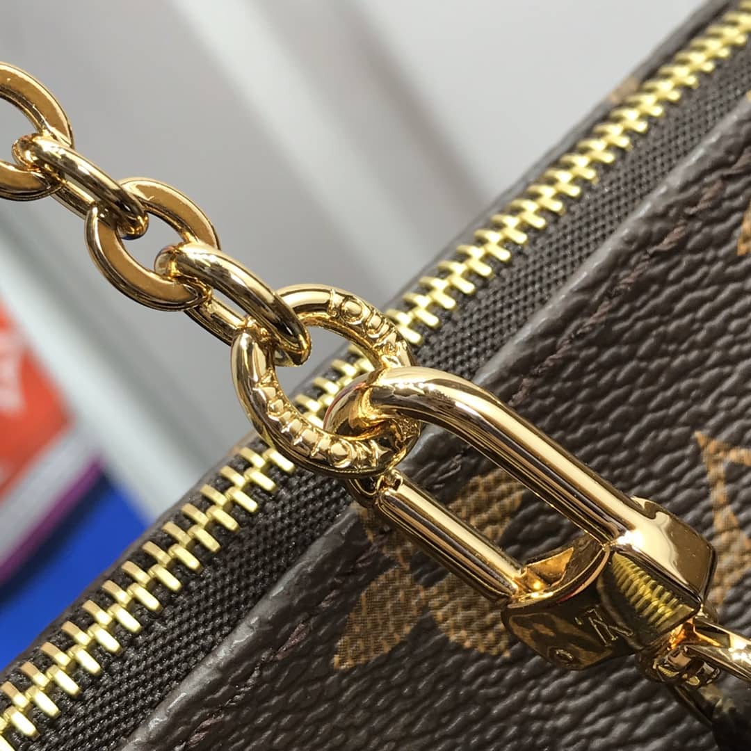 L0vis Vvtt0n Monogram Canvas Multi Pochette Replica Blue M44823