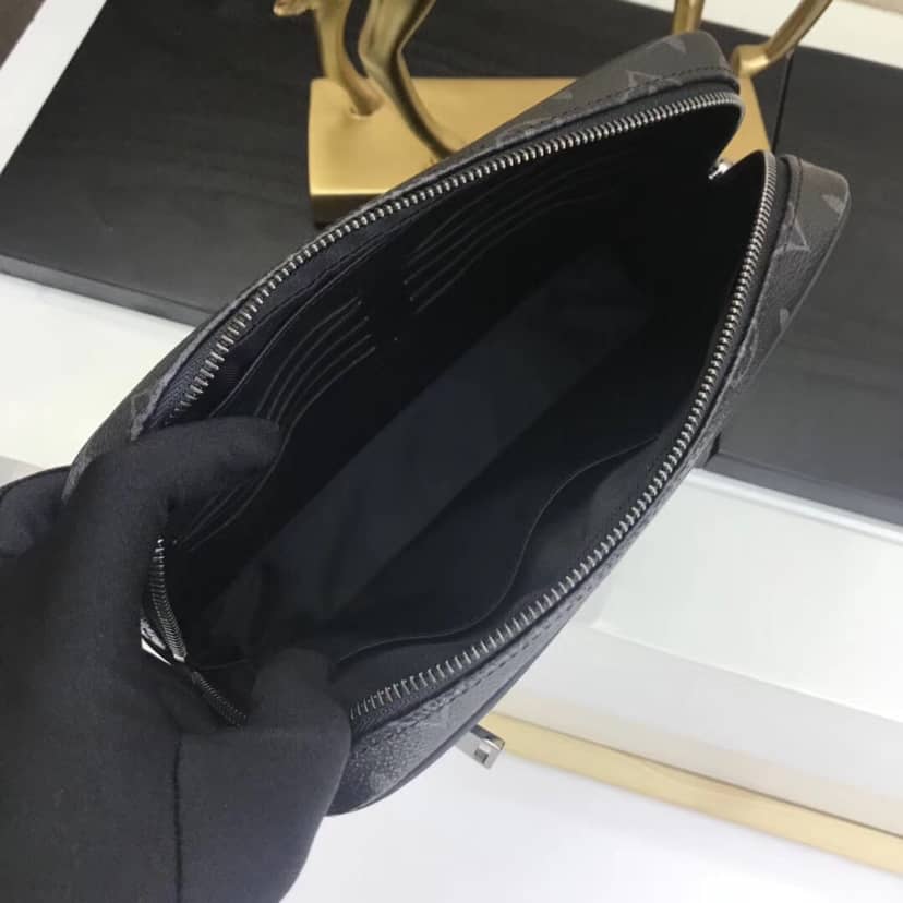 L0vis Vvtt0n PM Monogram Eclipse Trousse Toilette Replica Pouch M43384