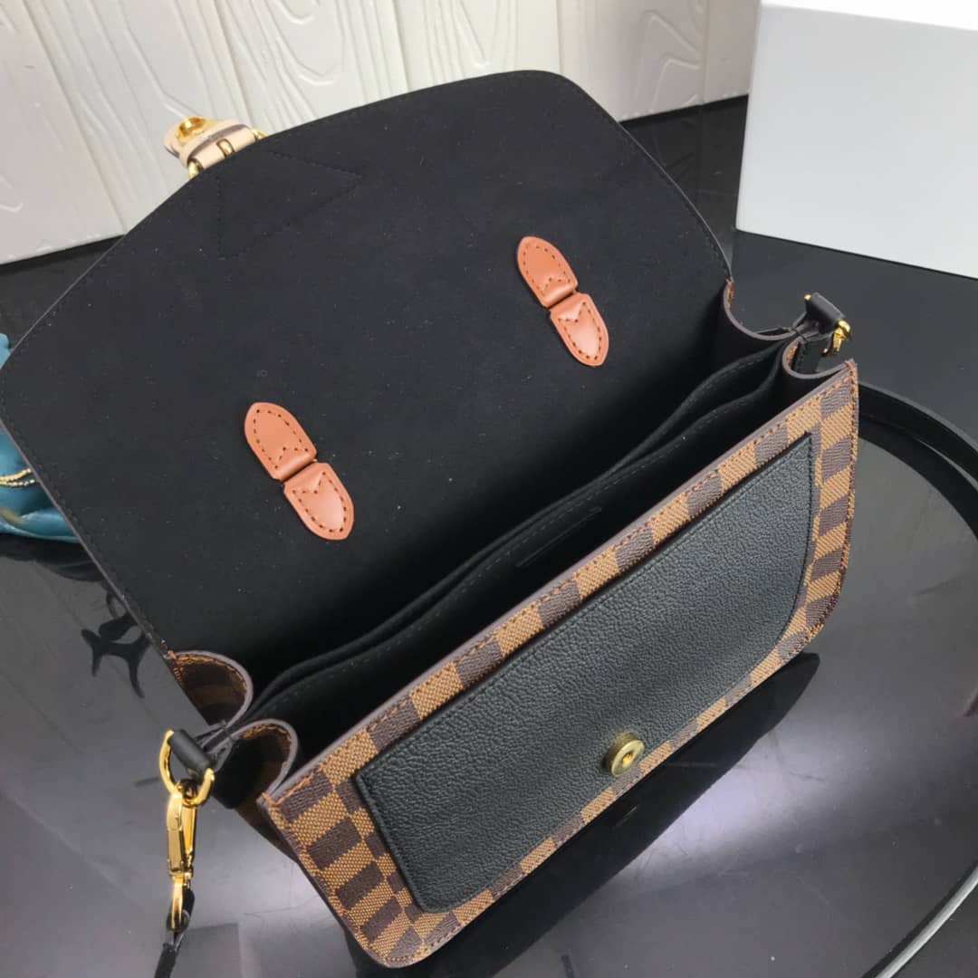 L0vis Vvtt0n Damier Canvas Trendy Replica Crossbody Bag Black N40146