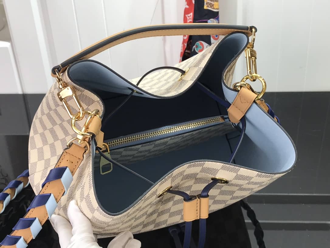 L0vis Vvtt0n Damier Azur Coated Canvas NéoNoé MM Replica Bag N50042