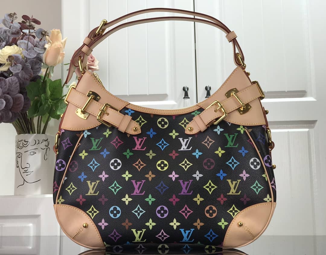 L0vis Vvtt0n Monogram Multi Color Greta Shoulder Bag Replica Black M40196