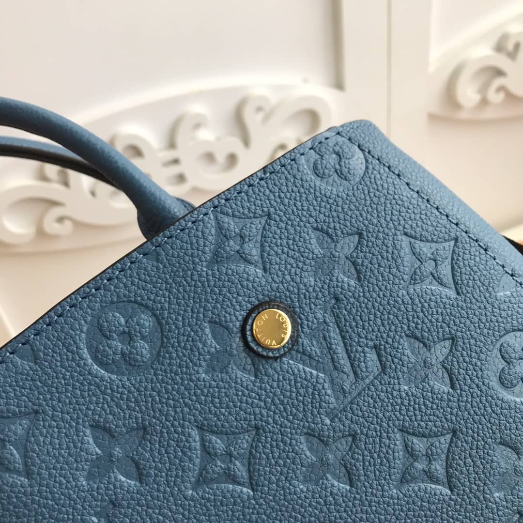 L0vis Vvtt0n Monogram Montaigne MM Shoulder Bag Replica Blue M41048