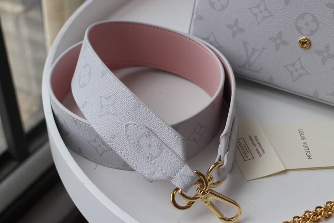 L0vis Vvtt0n Felicie Crossbody Small Canvas Leather Replica Bag White M61276