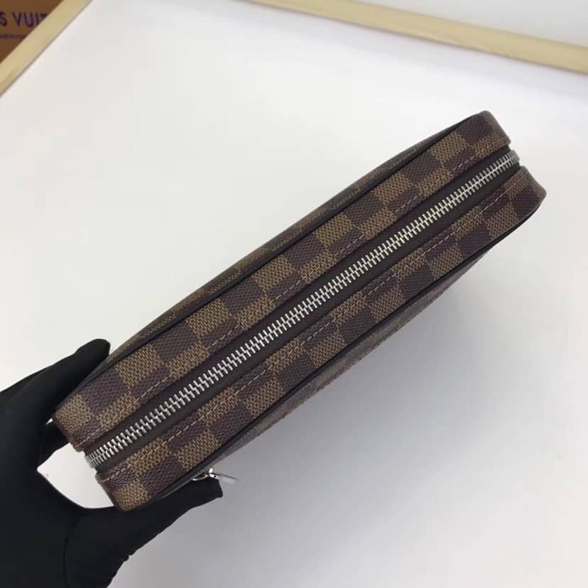 L0vis Vvtt0n Kasai Clutch Damier Ebene Canvas Replica N41663