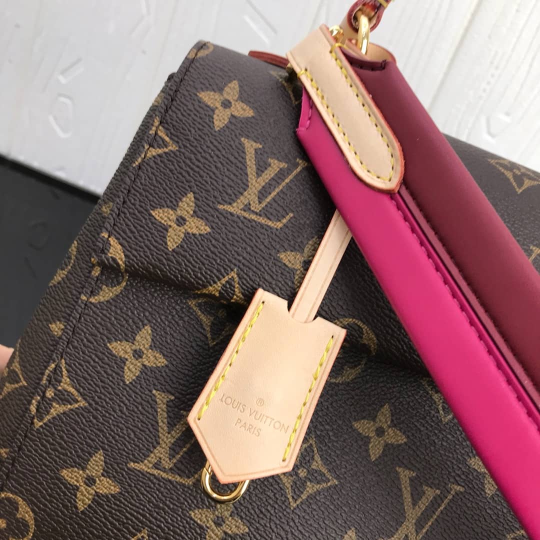 L0vis Vvtt0n Cluny BB Monogram Canvas Shoulder Bag Replica Pink M42738