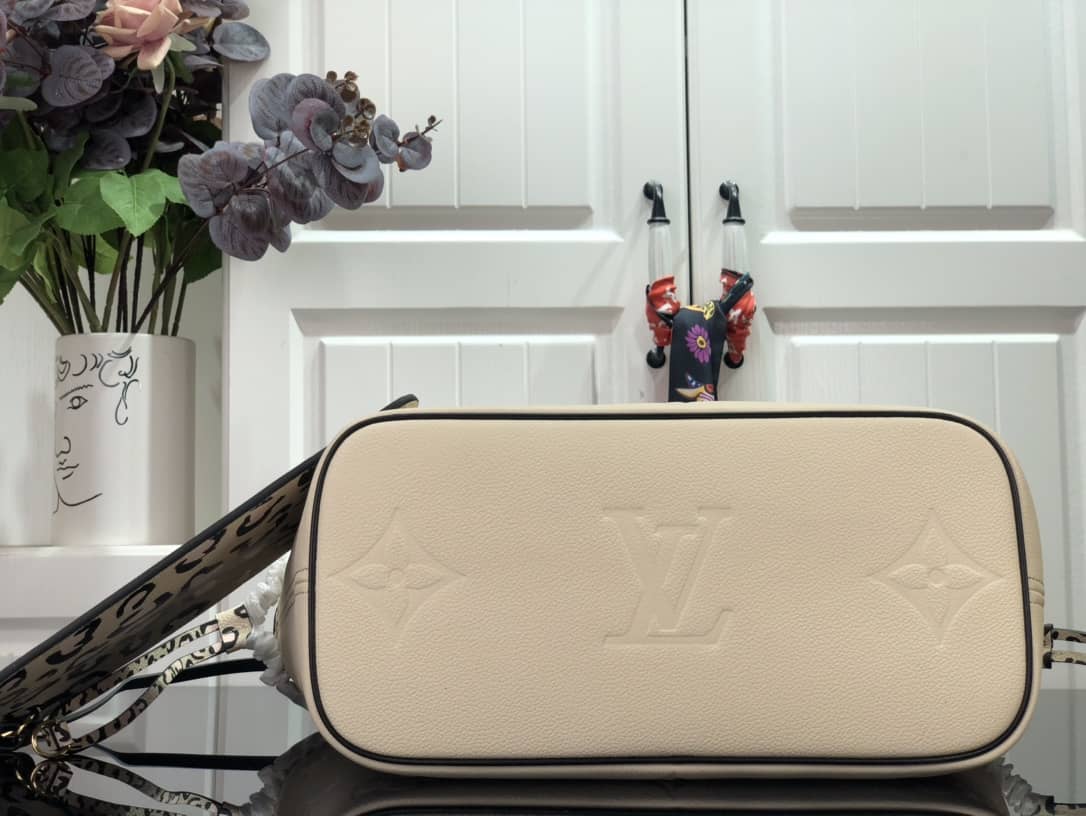 L0vis Vvtt0n Neverfull Dupe MM Monogram Empreinte Medium Bag Replica Beige M45856