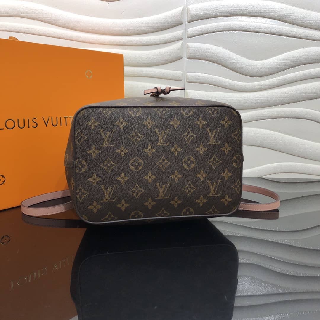L0vis Vvtt0n Neonoe Replica Bucket Bag Brown Pink M44020