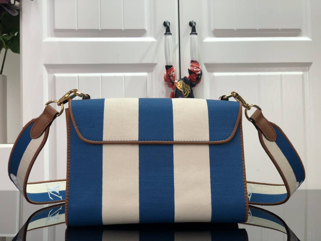 L0vis Vvtt0n Embroidered Canvas Calf Leather Twist MM Replica Bag M57659