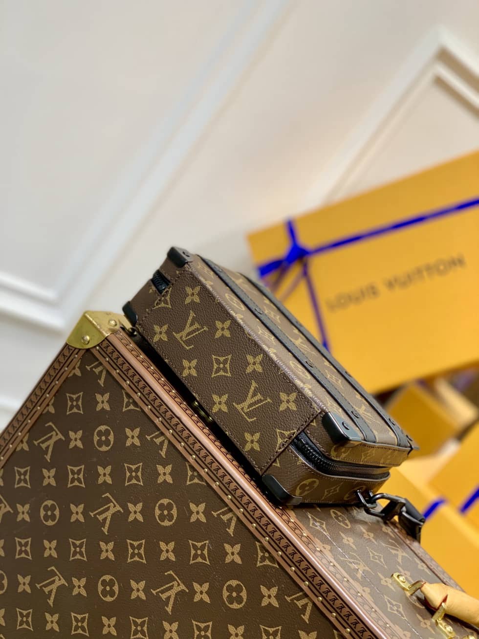 L0vis Vvtt0n Handle Trunk Monogram Macassar M45935 Replica Shoulder Bag