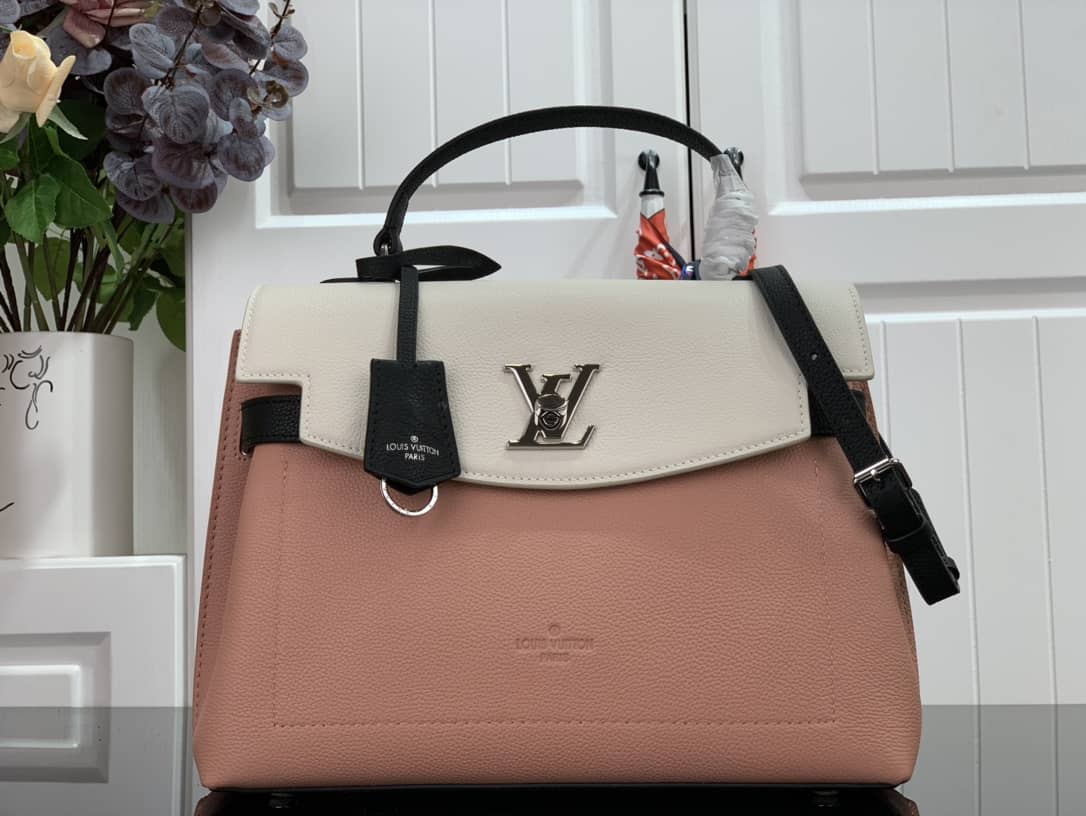 L0vis Vvtt0n Lock Me Ever 2Way Bag Replica Pink M52787