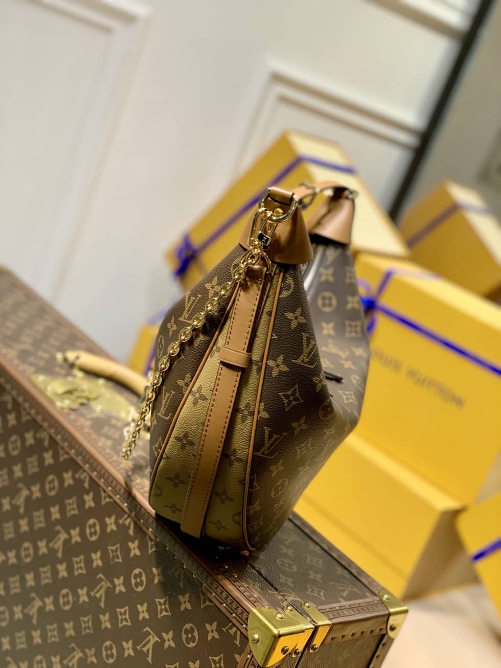 L0vis Vvtt0n Loop Monogram Reverse Coated Canvas M46311 Replica Hobo